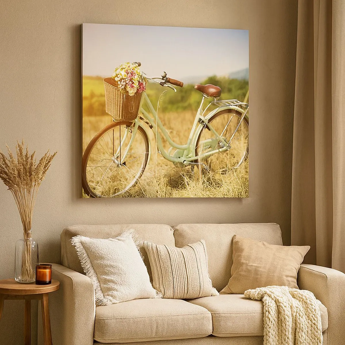 Obraz na plátne - Chvíľu tu zostanem - 30x30 cm