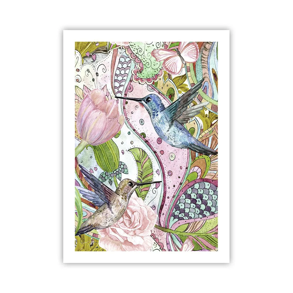 Plagát - Zamotané do lián - 50x70 cm