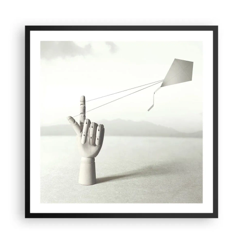 Plagát v čiernom ráme - Výzva - 60x60 cm