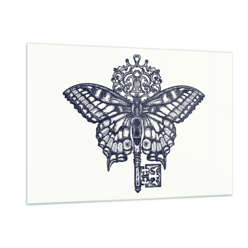 Obraz na skle - Všetky tajomstvá srdca - 120x80 cm