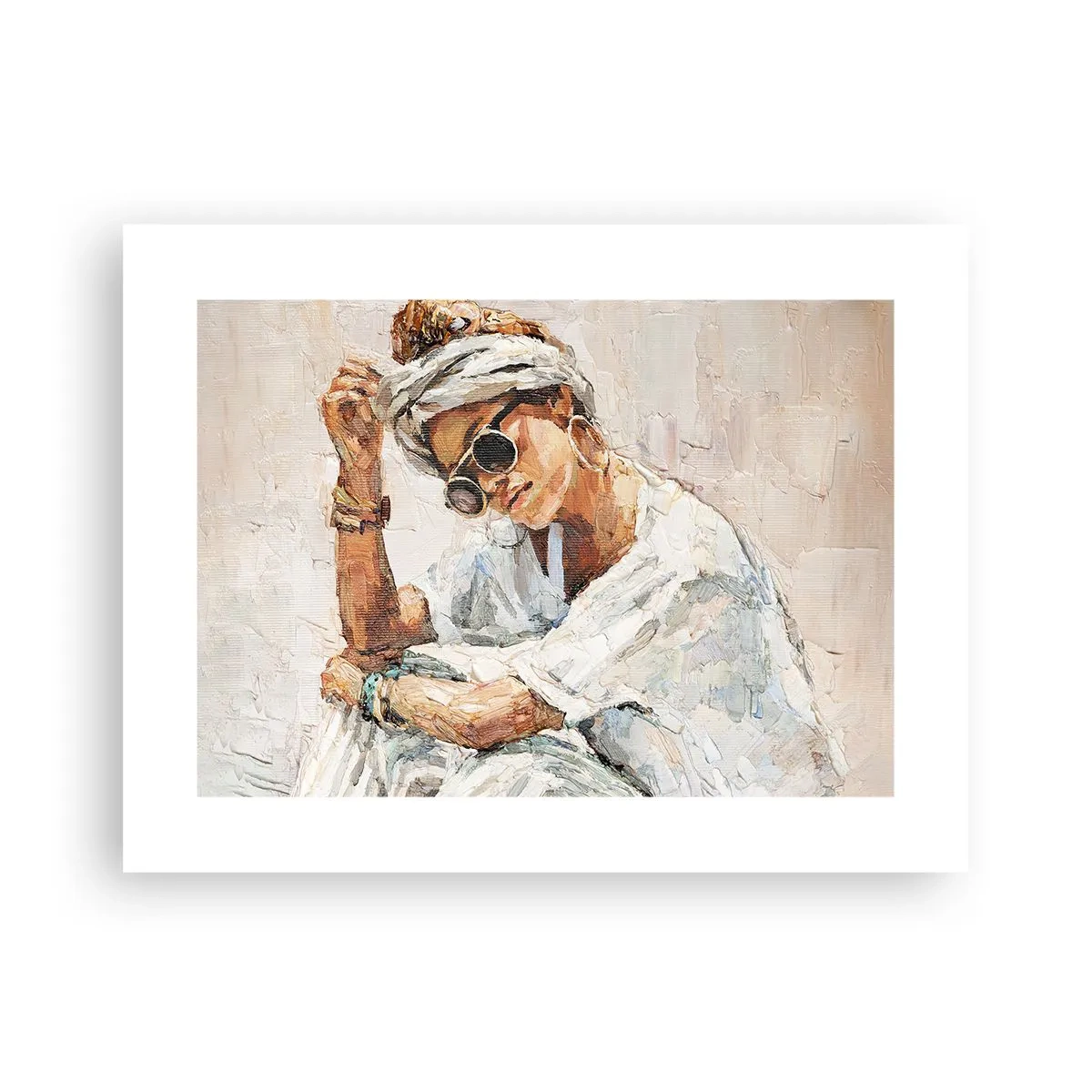 Plagát - Portrét v plnom slnku - 40x30 cm