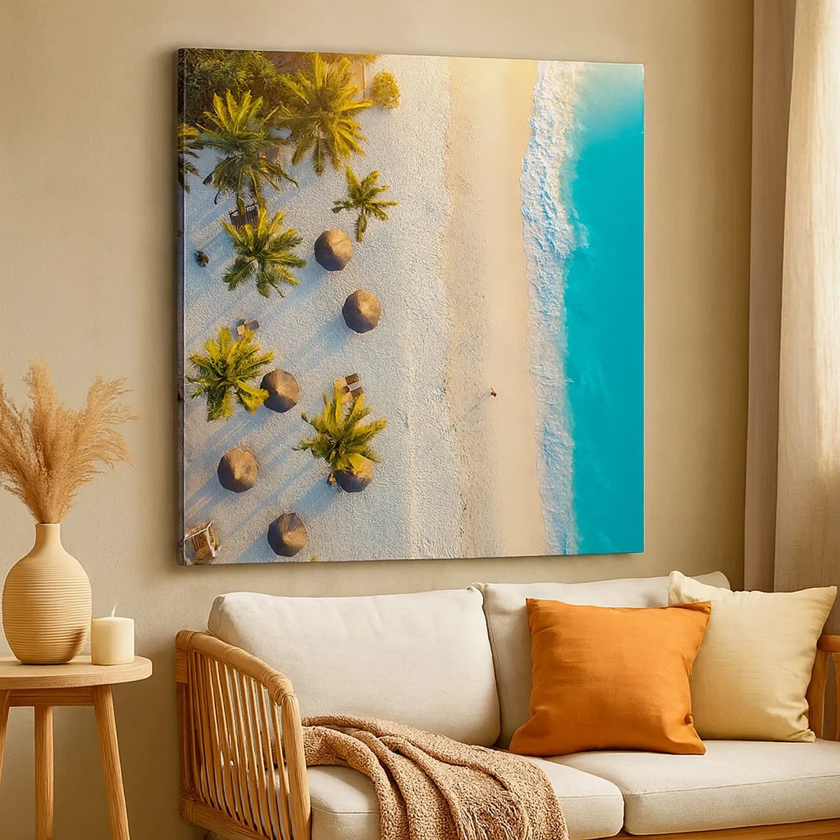 Obraz na plátne - Vitaj v raji - 30x30 cm