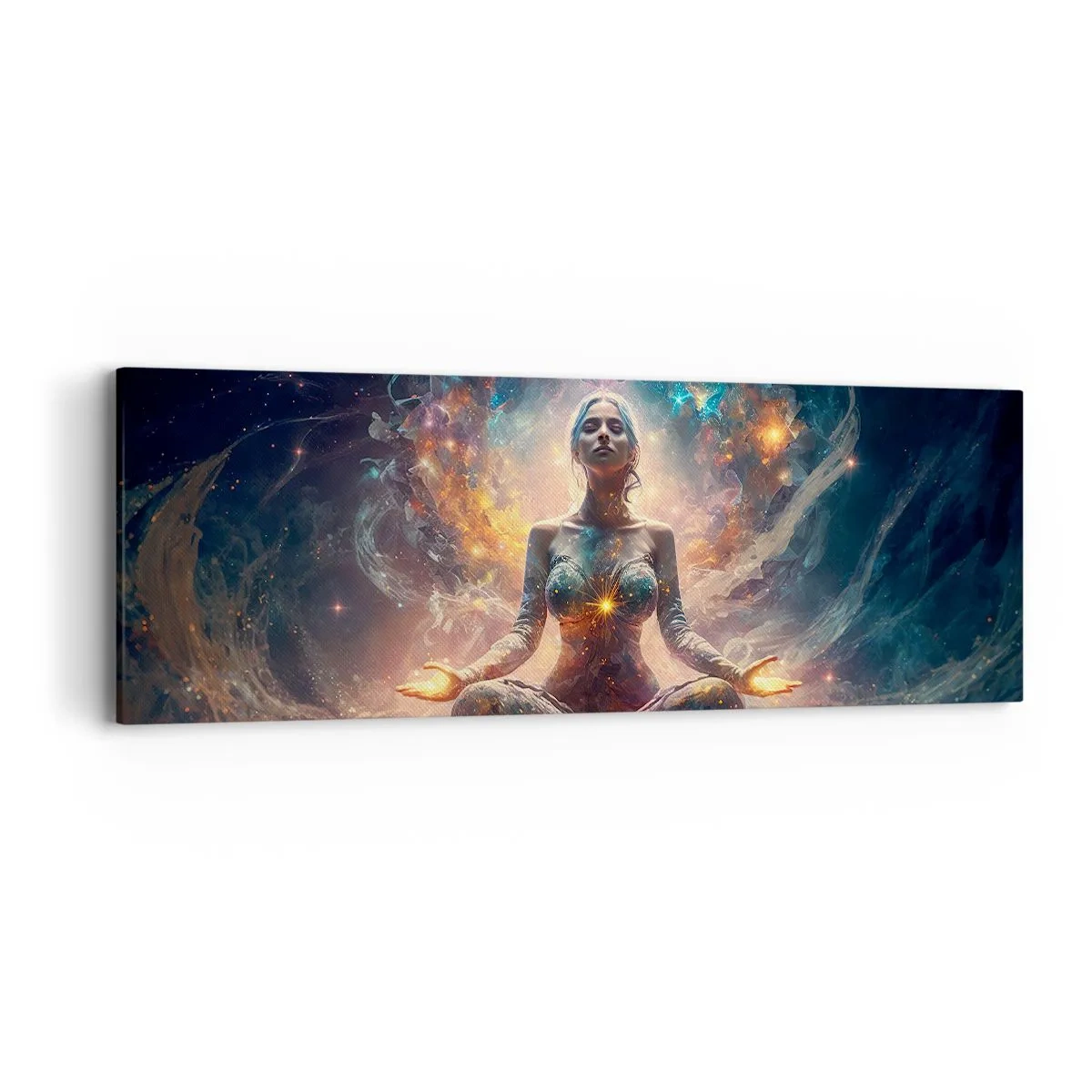 Obraz na plátne - Prúdenie dobrej energie - 90x30 cm