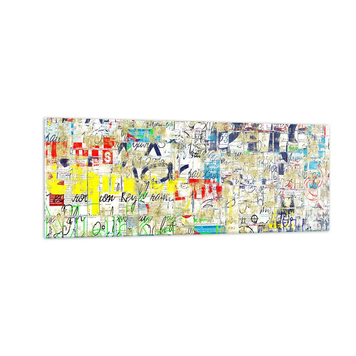 Obraz na skle - Proste poteší oči - 140x50 cm