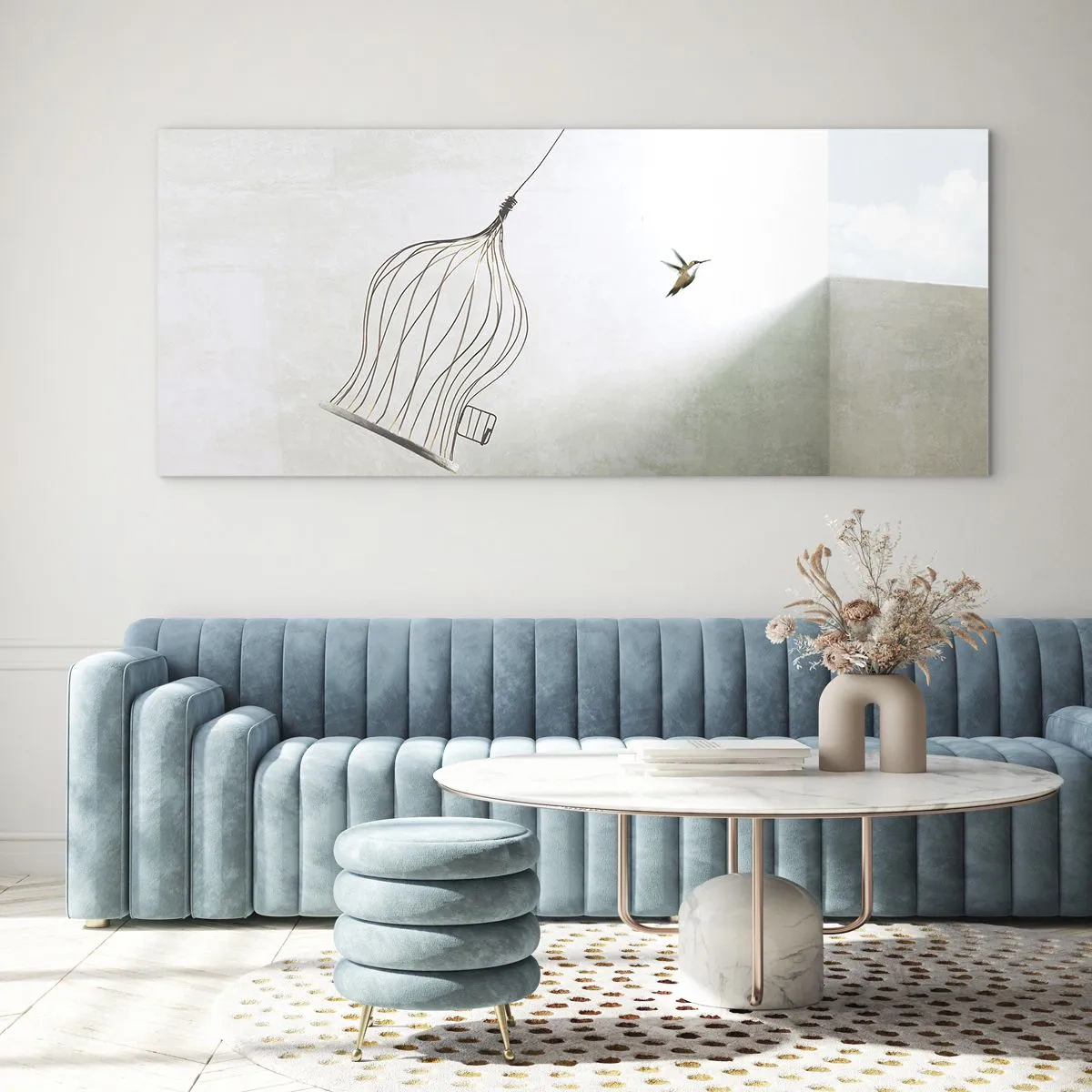 Obraz na skle - Vo svojom živle - 140x50 cm