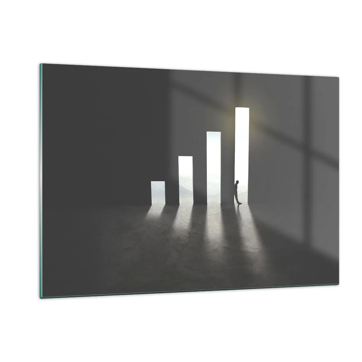 Obraz na skle - Úspech – impresia - 120x80 cm