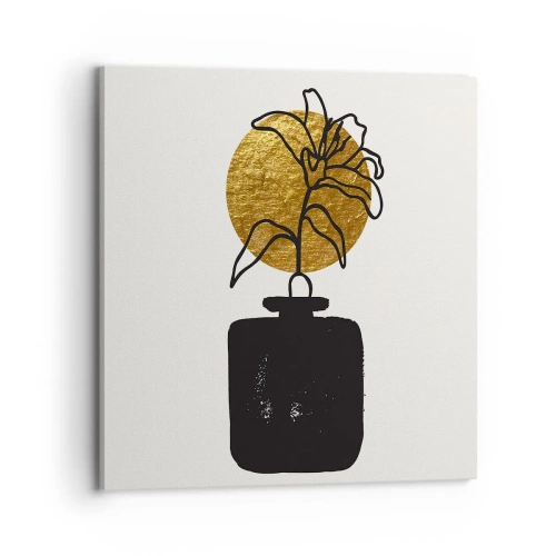 Obraz na plátne - Krása, ktorá má cenu zlata - 70x70 cm