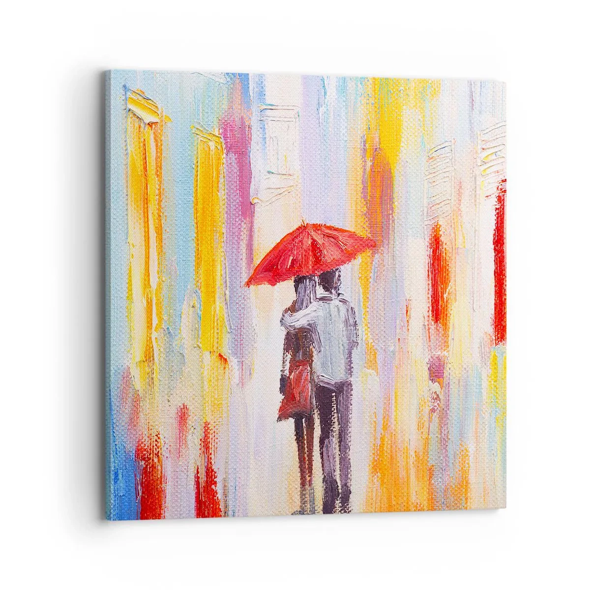 Obraz na plátne - Nech prší ďalej - 70x70 cm