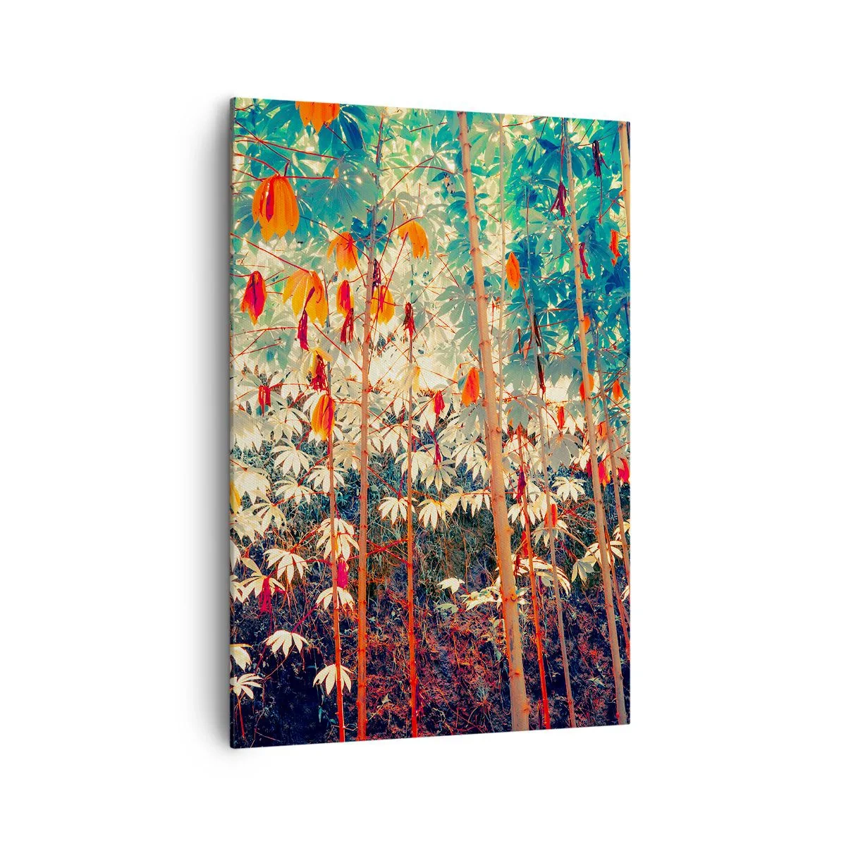 Obraz na plátne - Tajný život listov - 70x100 cm