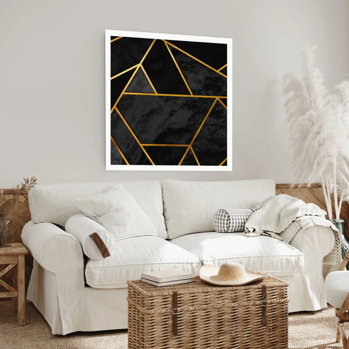 Plagát - Temnota a svetlo - 60x60 cm