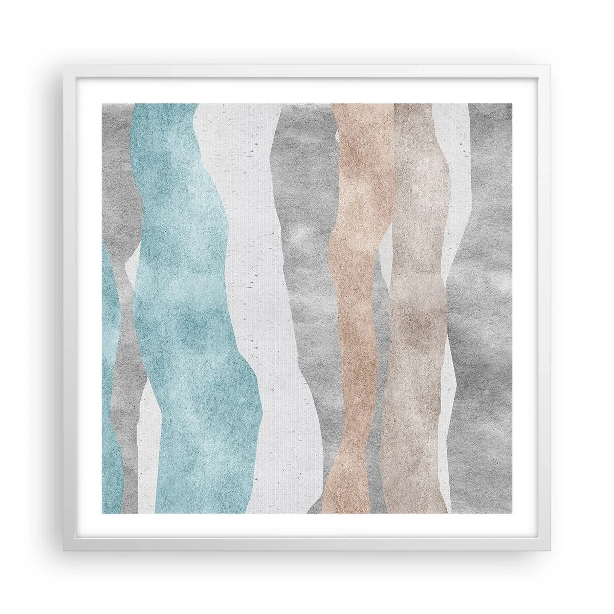 Plagát v bielom ráme - Štúdia blízkosti - 60x60 cm