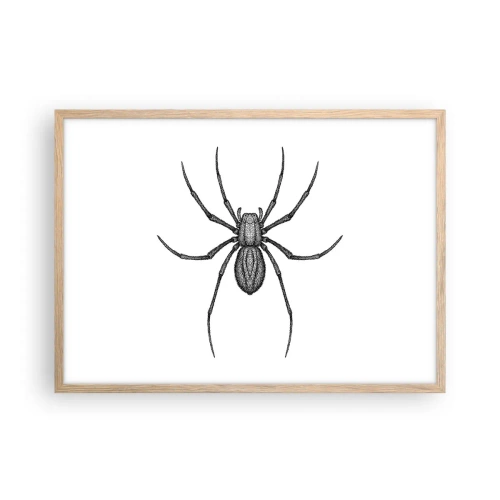 Plagát v ráme zo svetlého duba - Znepokojivá presnosť - 70x50 cm