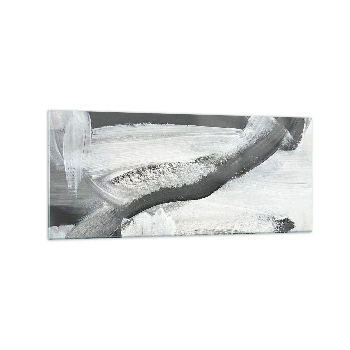 Obraz na skle - Pevným pohybom - 120x50 cm