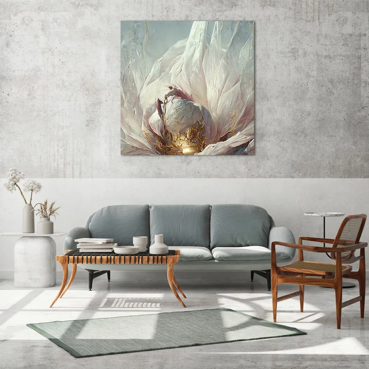 Obraz na skle - Rozkvitá raz za sto rokov - 50x50 cm