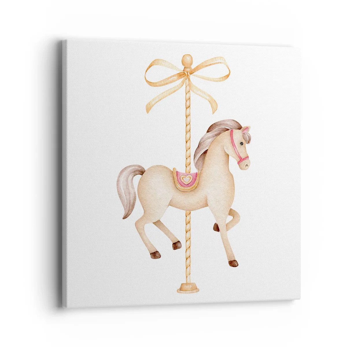 Obraz na plátne - Elegantným klusom - 40x40 cm