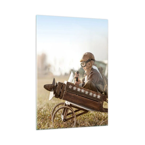 Obraz na skle - Štart do snov - 50x70 cm