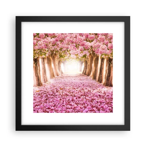 Plagát v čiernom ráme - Cesta do raja - 30x30 cm