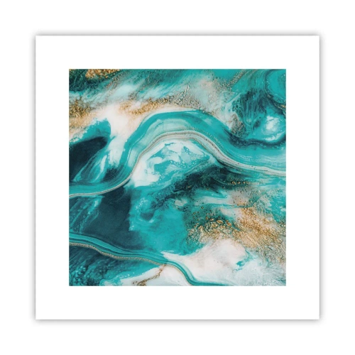 Plagát - Rieka zlata - 30x30 cm