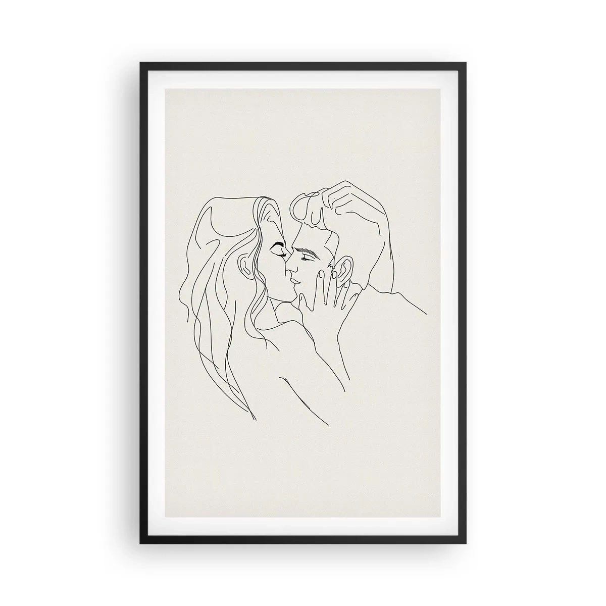 Plagát v čiernom ráme - Zamotaní citom - 61x91 cm
