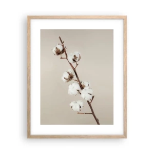 Plagát v ráme zo svetlého duba - Pri zdroji mäkkosti - 40x50 cm