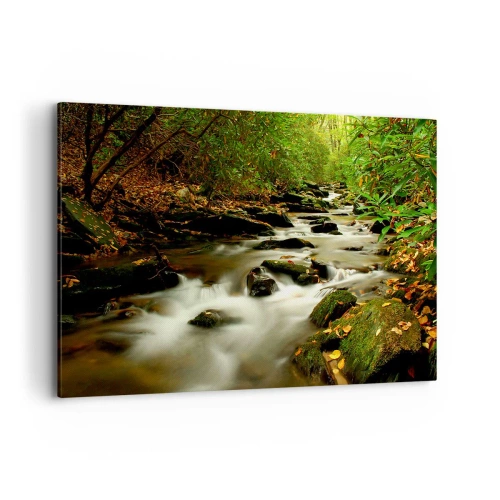 Obraz na plátne - Ako tekuté striebro - 120x80 cm
