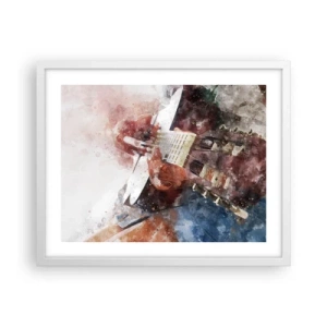 Plagát v bielom ráme - Čo si o tom myslíš? - 50x40 cm