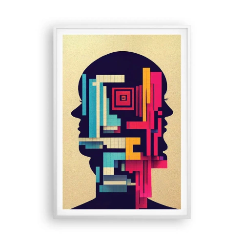 Plagát v bielom ráme - Nové väzby - 70x100 cm