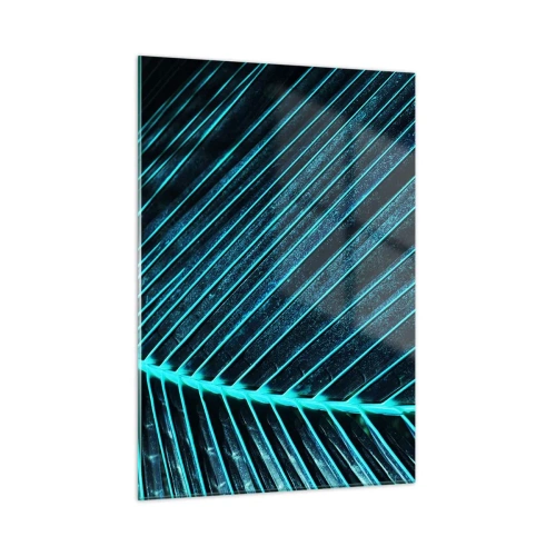 Obraz na skle - Textúra zelene - 50x70 cm