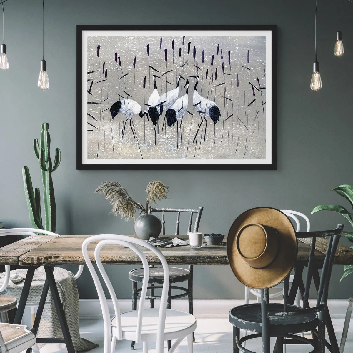 Plagát v čiernom ráme - Medzi svojimi - 70x50 cm
