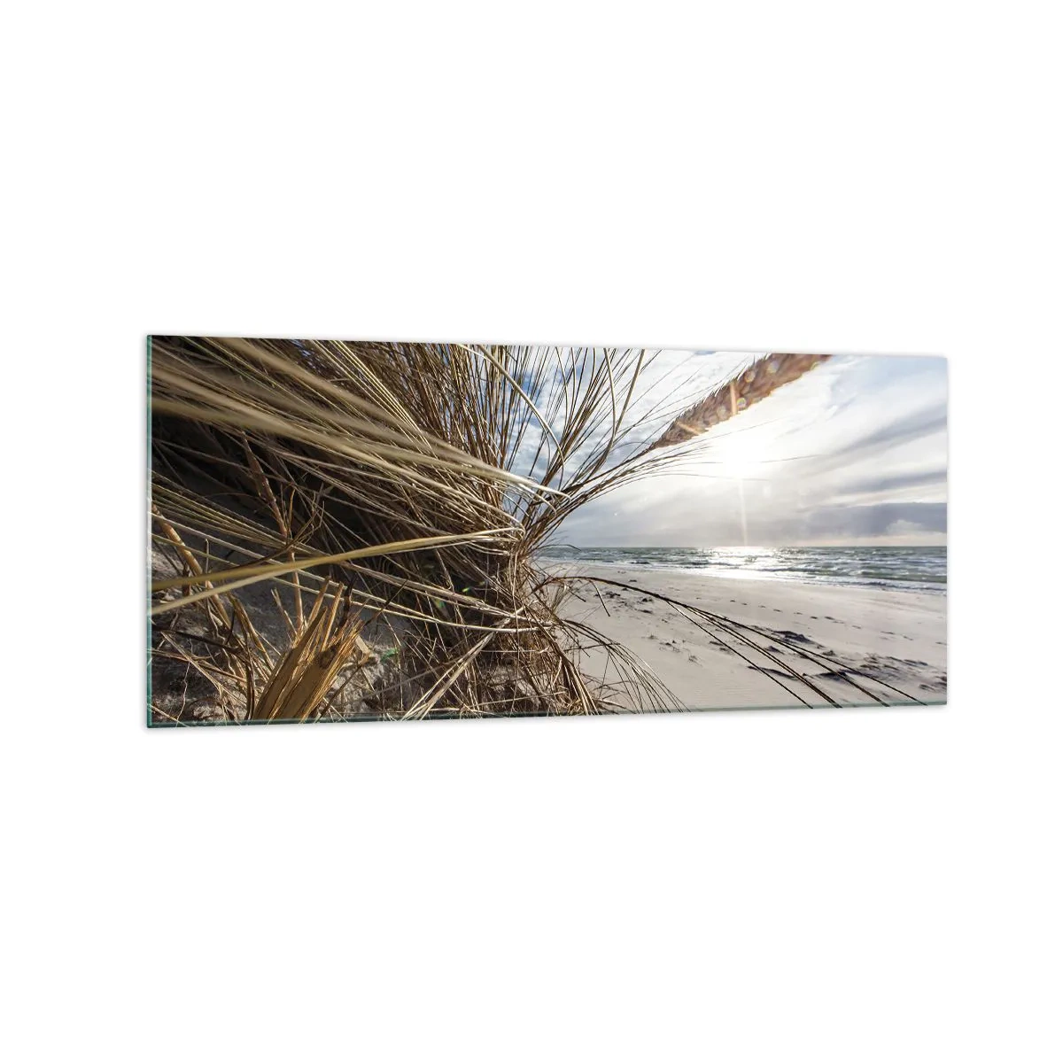 Obraz na skle - Stretnutie živlov - 120x50 cm