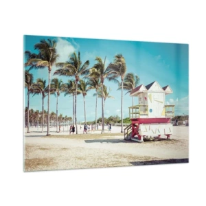 Obraz na skle - Čaká ťa krásny deň - 100x70 cm