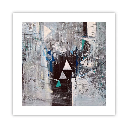 Plagát - Prednostné poradie trojuholníkov - 40x40 cm