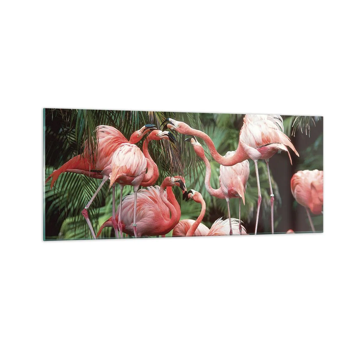 Obraz na skle - Popoludňajšie klebety - 100x40 cm