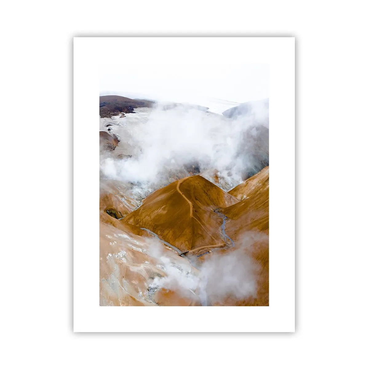 Plagát - Drsná krása Islandu - 30x40 cm