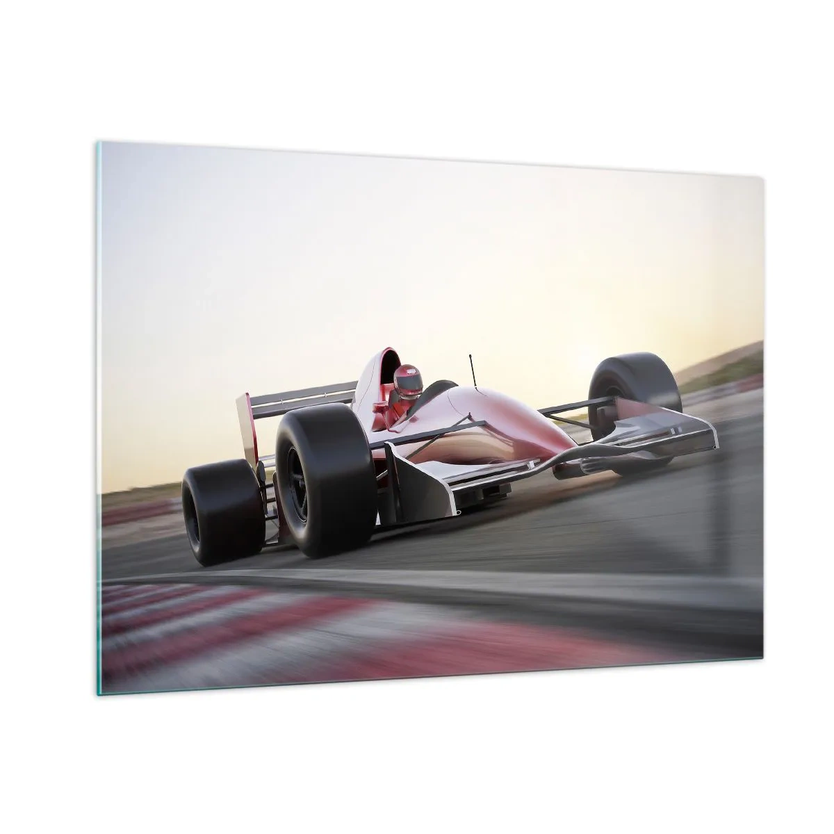 Obraz na skle - Vždy víťaz - 100x70 cm