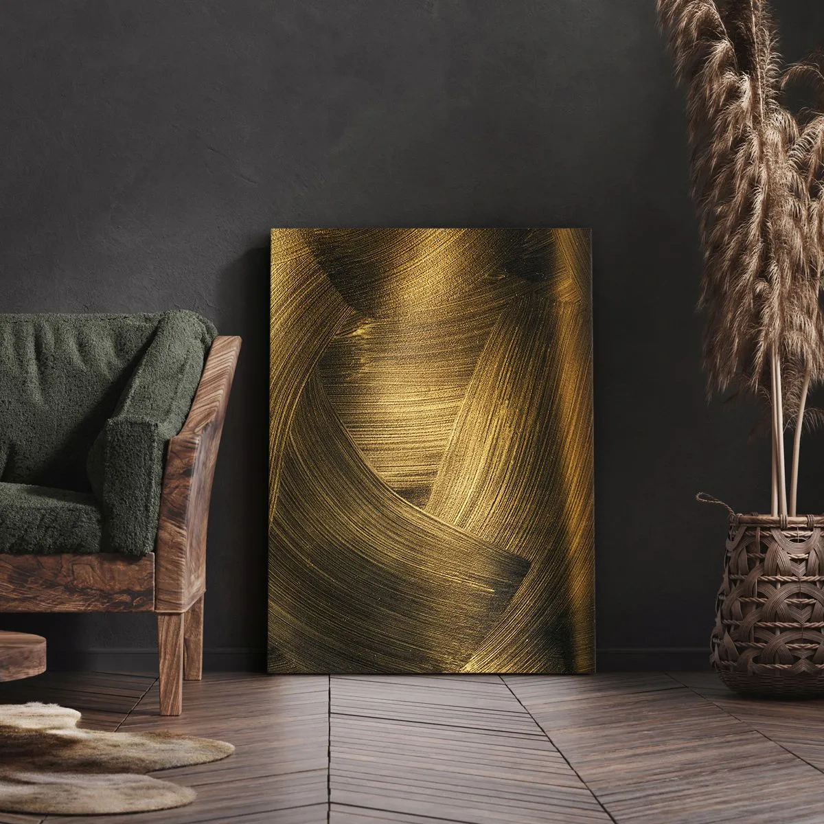 Obraz na plátne - V zlatom labyrinte - 50x70 cm