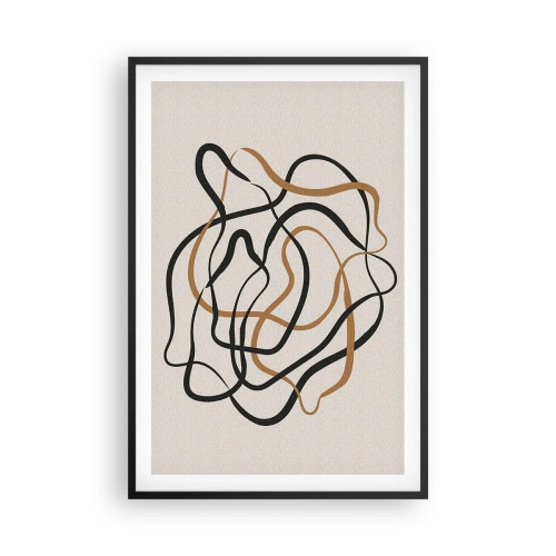 Plagát v čiernom ráme - Všetko sa pokrútilo - 61x91 cm