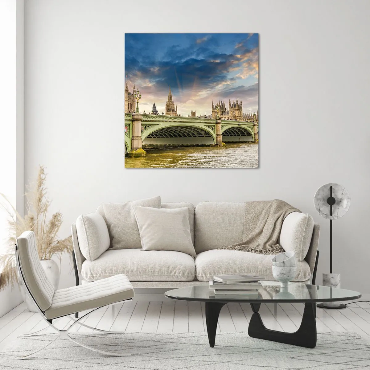 Obraz na skle - Čas sa zastavil v Impériu - 60x60 cm