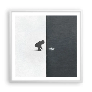 Plagát v bielom ráme - Veľká výprava - 60x60 cm