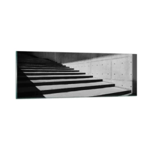 Obraz na skle - Surová krása modernizmu - 90x30 cm