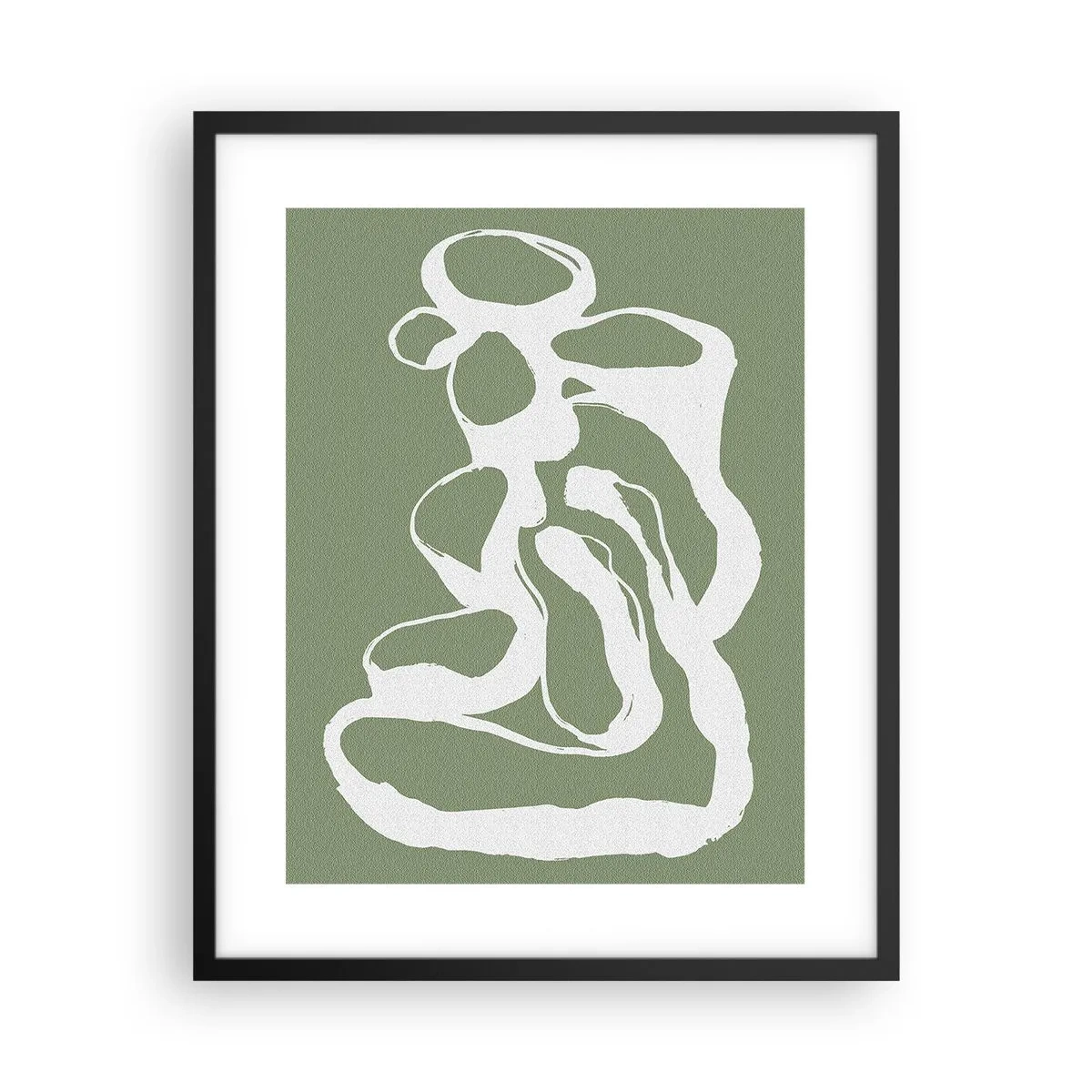 Plagát v čiernom ráme - Volanie priestoru - 40x50 cm