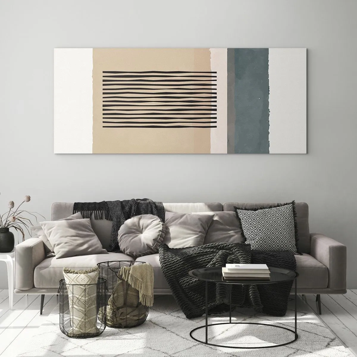 Obraz na skle - Všetko v poriadku - 140x50 cm