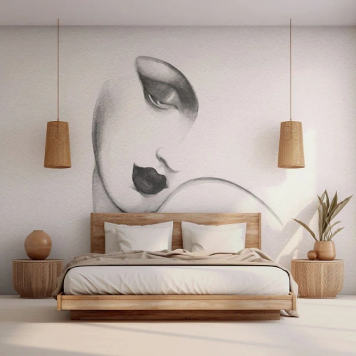 Fototapeta Premium Sand - V štýle Lempickej - Portrét ženy, Ženská tvár, Kus - 300x210 cm