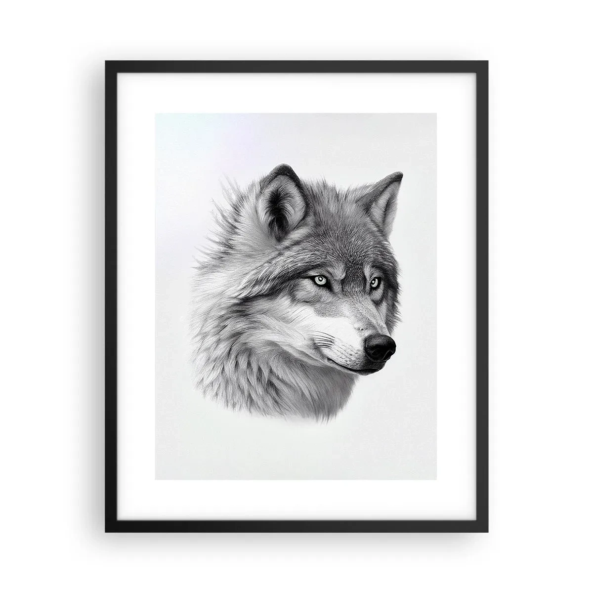 Plagát v čiernom ráme - Alfa – bezpochyby - 40x50 cm