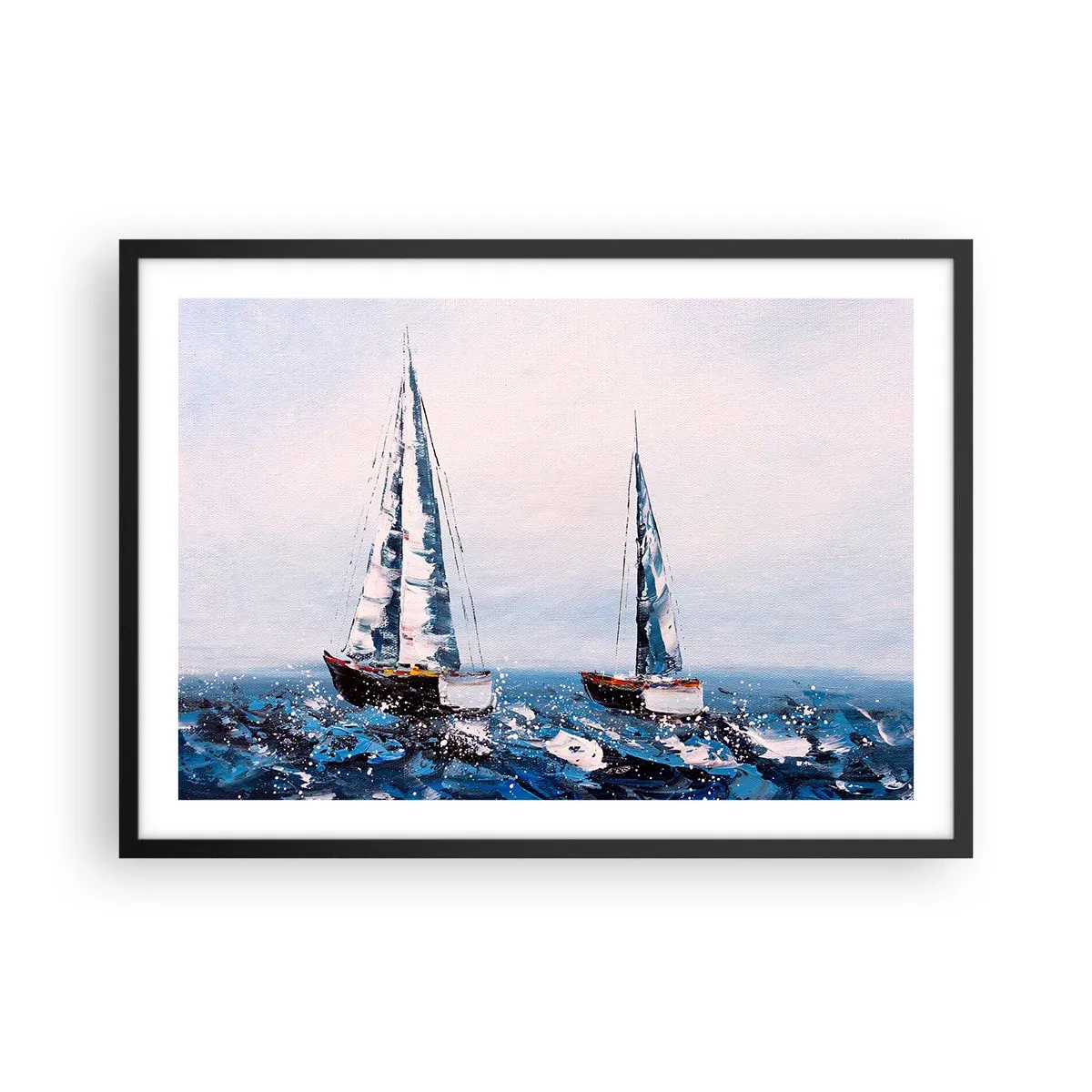 Plagát v čiernom ráme - Bratstvo vetra - 70x50 cm