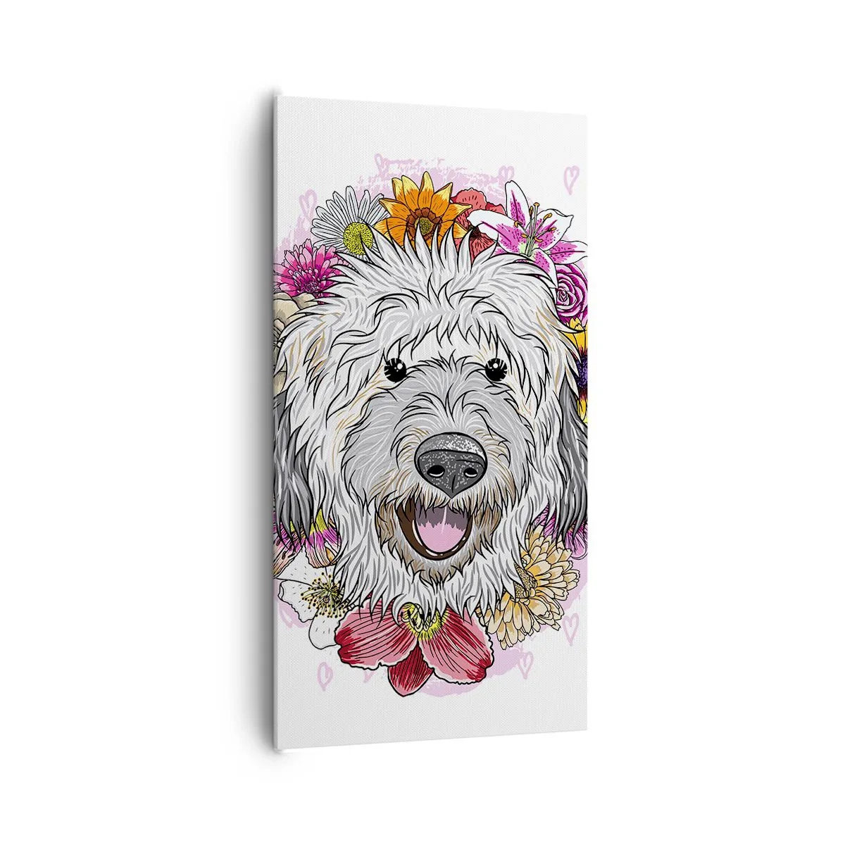 Obraz na plátne - Šteňacia radosť - 65x120 cm