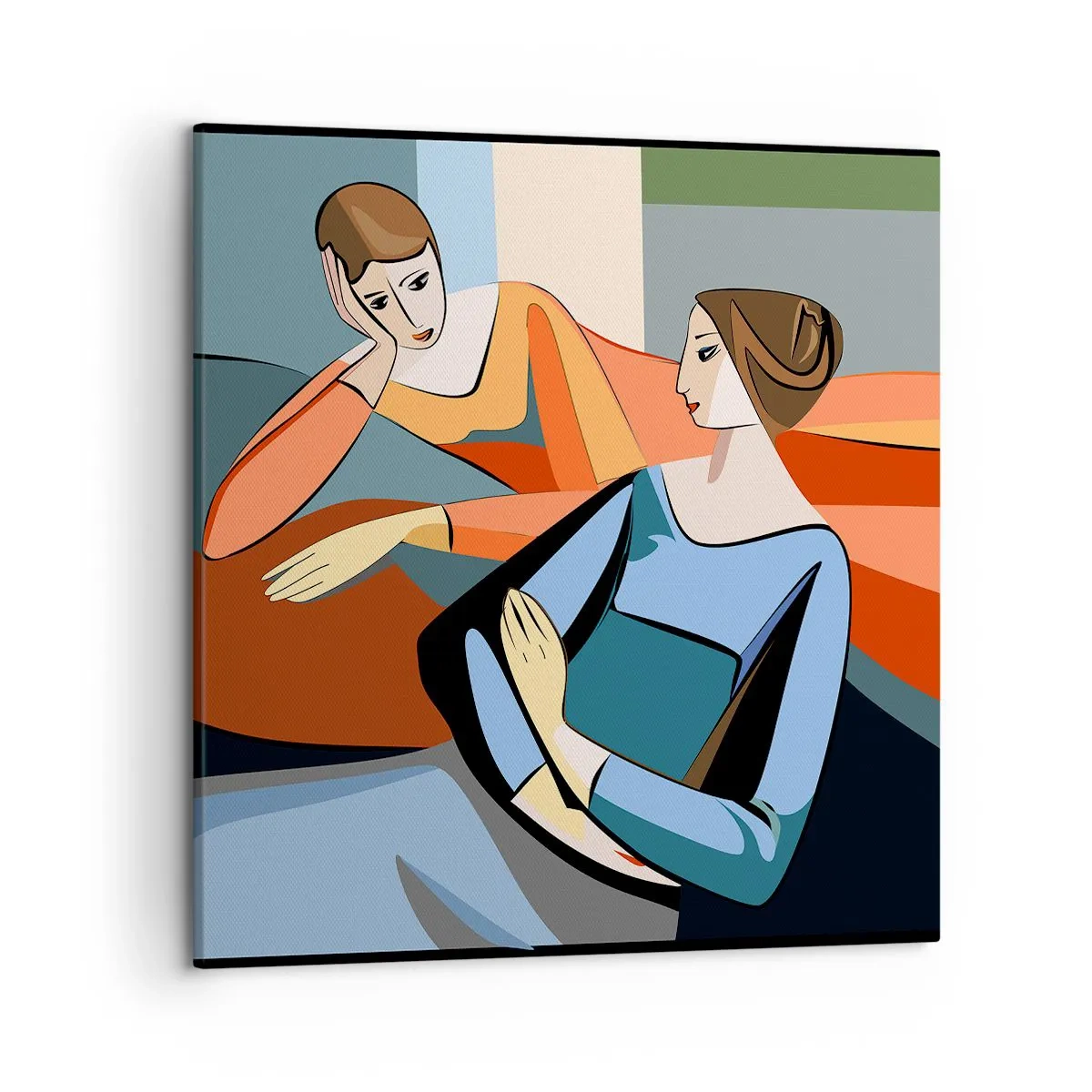 Obraz na plátne - Dôverná chvíľa - 50x50 cm