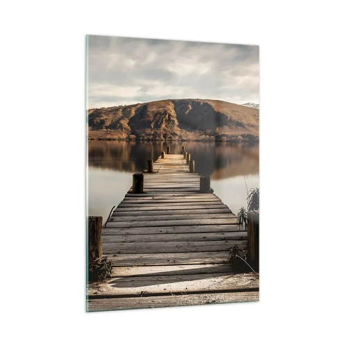 Obraz na skle - Krajina v tichu - 50x70 cm