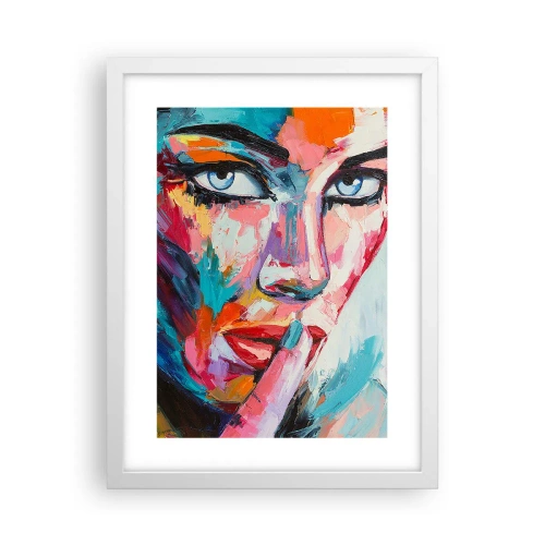 Plagát v bielom ráme - Naše prvé tajomstvo - 30x40 cm