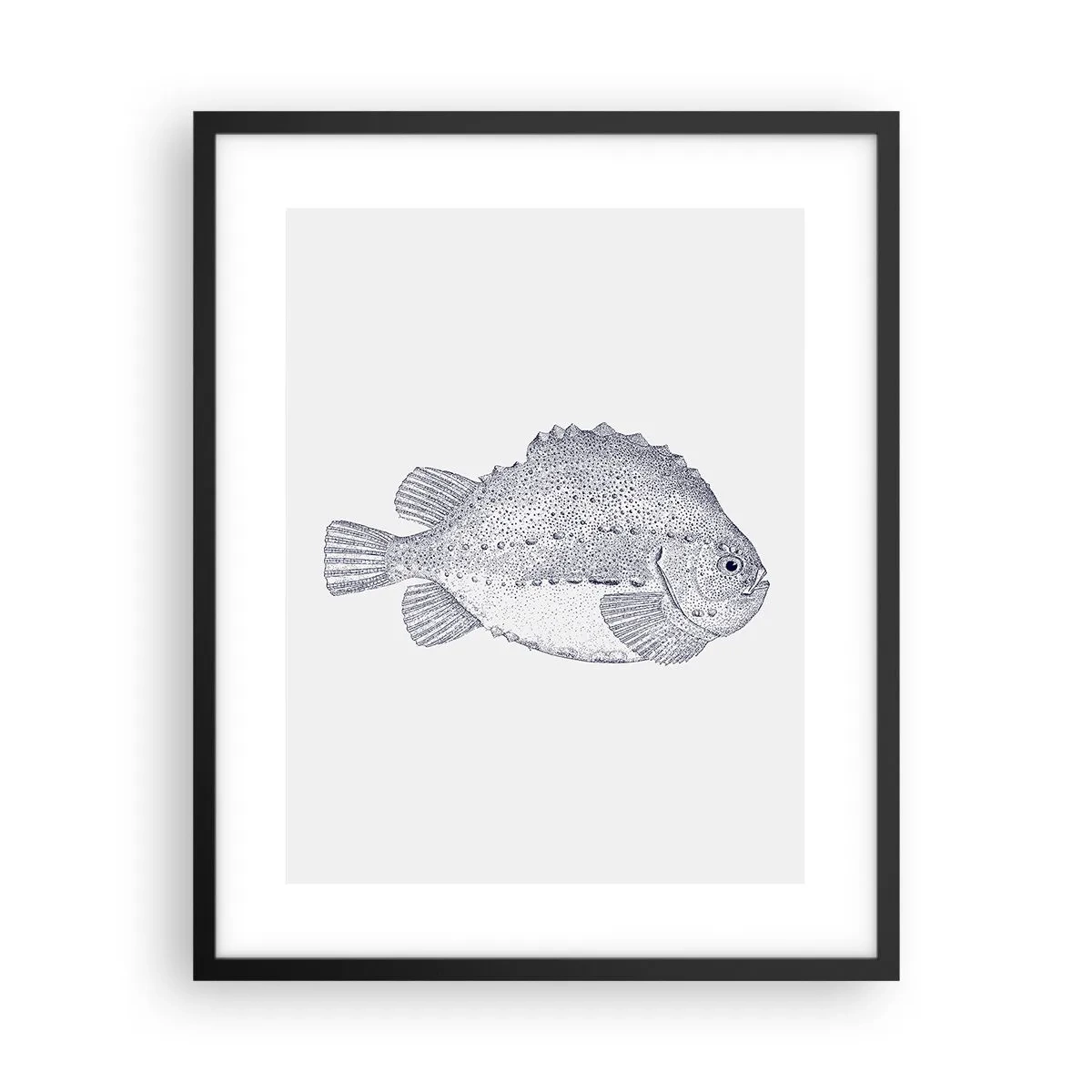 Plagát v čiernom ráme - Do albumu prírodovedca - 40x50 cm